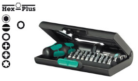 Kraftform Kompakt 90, 22 Piece Bit Set (SL/HX/PH/PZ/TX)