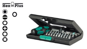Kraftform Kompakt 90, Imperial 22 Piece Bit Set (SL/HX/PH/TX/SQ)
