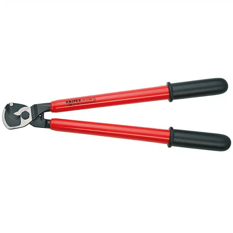 20" Cable Shears, Head Polished, Insulated Grip