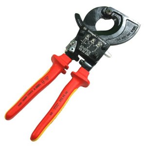 10" Insulated Ratchet Action Cable Cutter Tool
