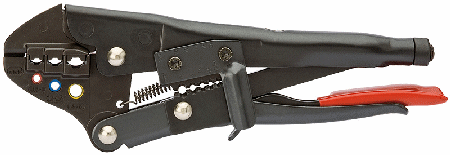 8-1/2" Crimp Grip Pliers, Burnished, Conductor/Insulation Crimp