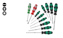 334/368/12 Screwdriver Set Kraftform Plus