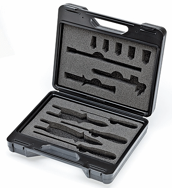 Compact Tool Case (Empty), WxHxD - 17in. x 4in. x 12.5in.
