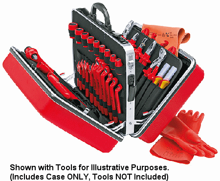 Tool Case, Aluminum, 30kg Max Load (Empty, No Tools)