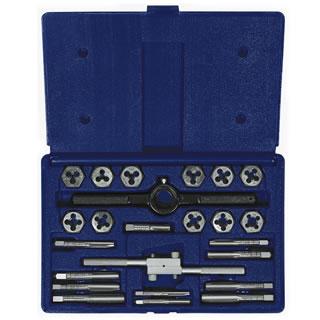 24-pc Fractional Tap & Hex Die Set
