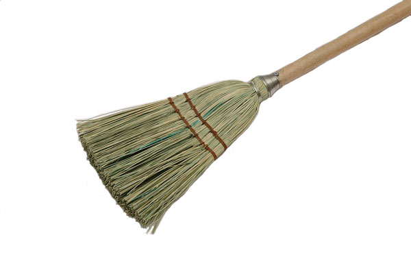 Lobby Corn Broom with 27" Handle