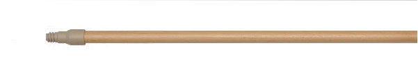 60" Lacquered 15/16" Wood Dip Handle with Tec-Tip
