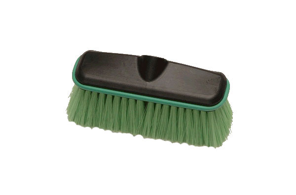 10" Polyester Wash Brush Head With Soft Bumper