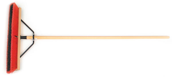 24" Push Broom with FlexSweep Connector, 60"x 1-1/8" Lacquered H