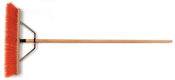 24" Push Broom with FlexSweep Connector, 60"x 1-1/8" Lacquered H