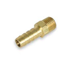 Brass Male Hose Barb Fitting 3/8 ID x 3/8 MNPT