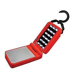Folding Red Pocket Fliplight w AAA Batteries