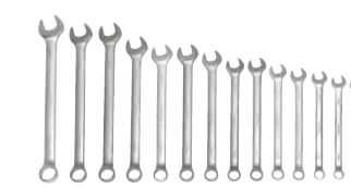 Combination Wrench Set 33 to 50mm 13 Piece