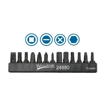 (image for) 1/4" Drive Insert Bit Set 13 Piece