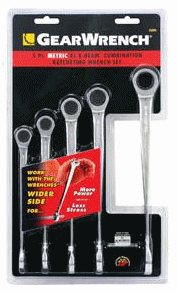 Gearwrench 81715 11/32" Fixed X Beam Wrench Polished Chrome 