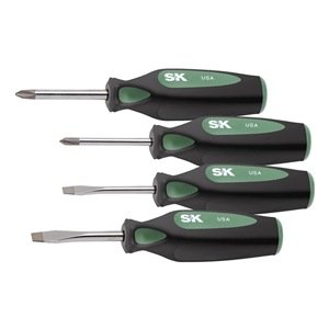 4-Piece SureGrip Stubby Screwdriver Set