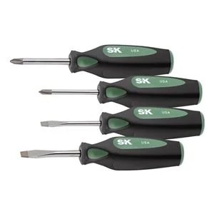 (image for) 4-Piece SureGrip Stubby Screwdriver Set