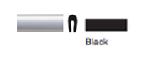 Full Size Door Edge Guard Black 50' Kit