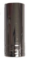 1/4" Drive 6 Point Deep Chrome Socket, 15mm