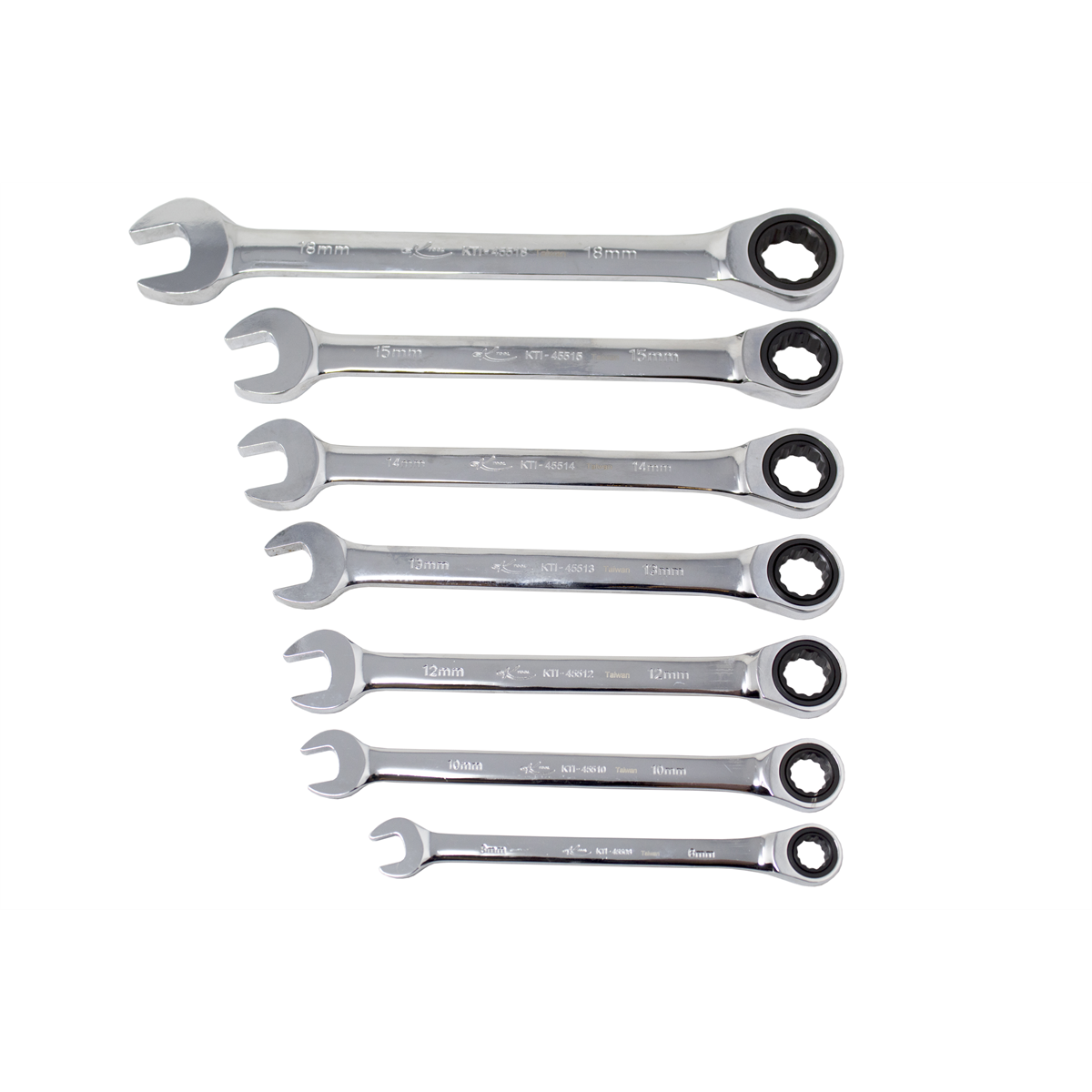 K Tool Metric Ratcheting Wrench Set 7-Piece KTI45500