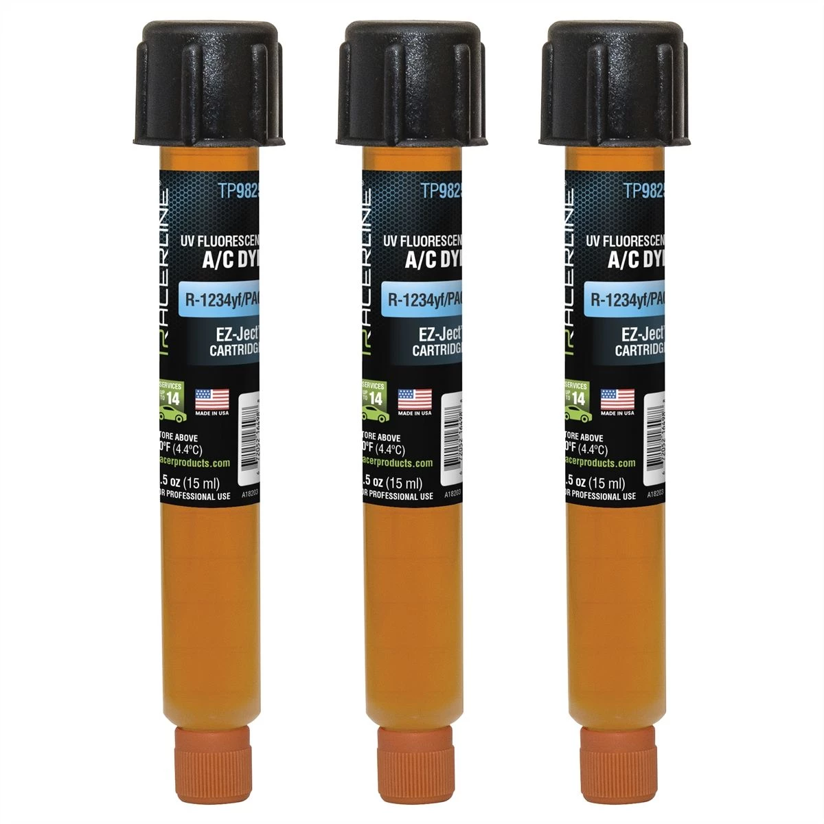 (image for) 0.5 oz OEM-Grade R-1234yf/PAG EZ-Ject 3 Pack