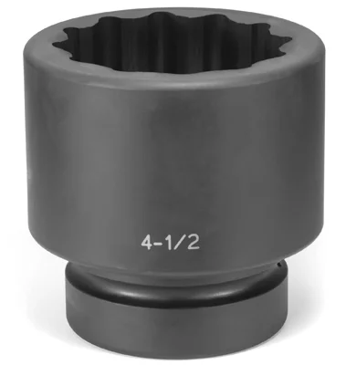 2-1/2 Inch Drive Standard 12 Pt Fractional SAE Impact Socket 6-1