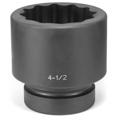 2-1/2 Inch Drive 12 Pt Std Fractional SAE Impact Socket 7 1/2 In