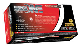 GLV NITRL1 SM WH 100/10CS PWDRLT CHEM DISP