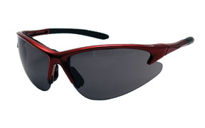 DB2 SAFETY GLS RED W/ SHADE LENS