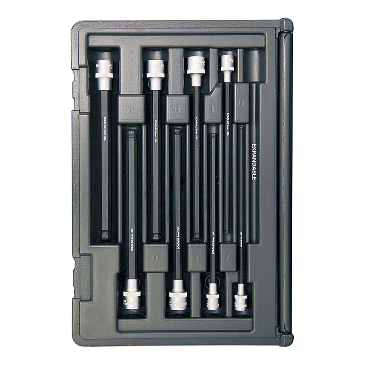 Bondhus 8-Piece ProHold 6" Ball End Hex Bits Set 30887