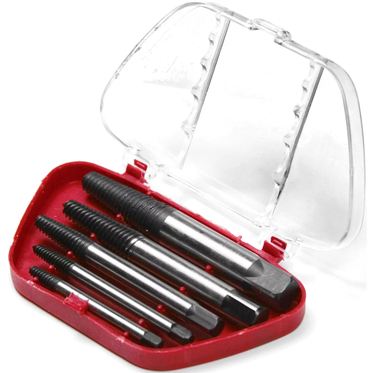 5 Pc Screw Extractor Set - Heavy Duty Broken Screw Remover