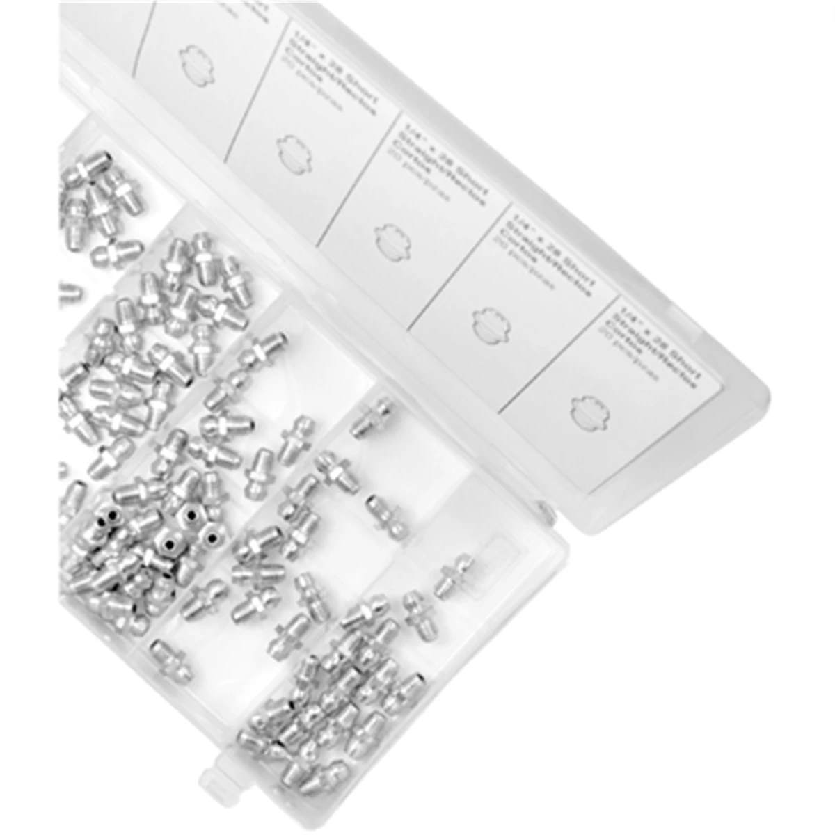 100pk 1/4" x 28 Short Straight