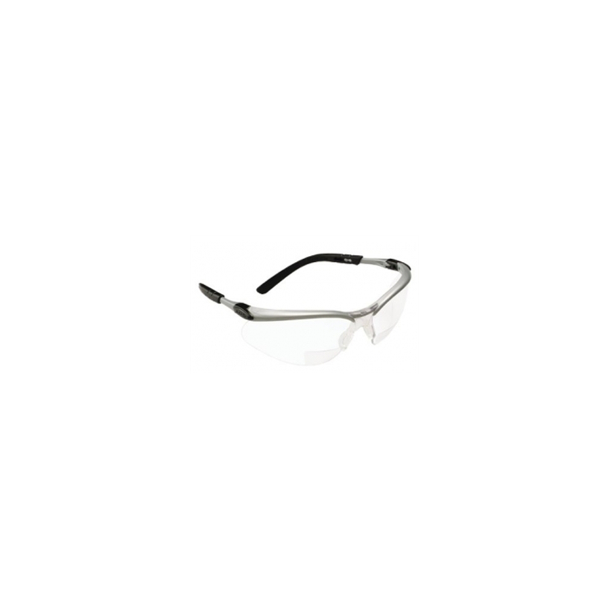 3M BX Reader Protective Eyewear Silver Frame +2.5
