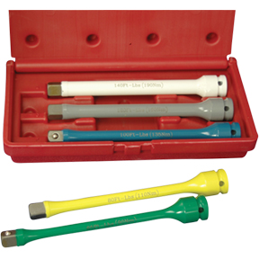 5PC 1/2" DR TRQ EXT BAR SET