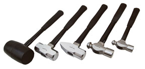 5 PC MISC HAMMER SET FGLASS
