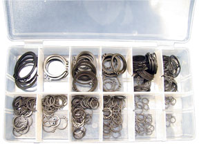 300PC SNAP RING ASST