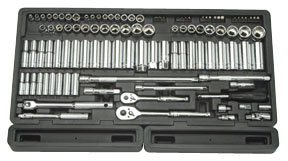 106PC 1/4" & 3/8" SAE SOCKET
