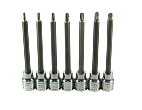 7PC XLTMP/PRF TORX BIT SKT SET