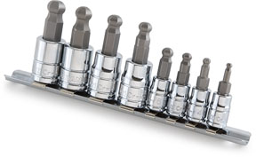 8 PC MET. BALL END HEX BIT SET