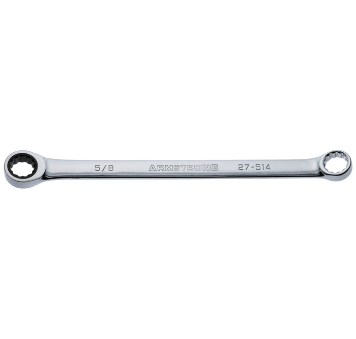 Armstrong 27-514 5/8" 12 Point Full Polish Double Box Ratcheting Wrench USA 
