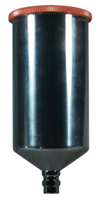 1 LITER ALUM GRAV FEED CUP