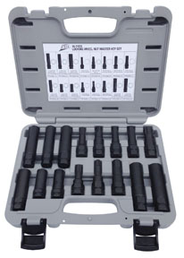 16PC LOCK LUG NUT MSTR KEY SET