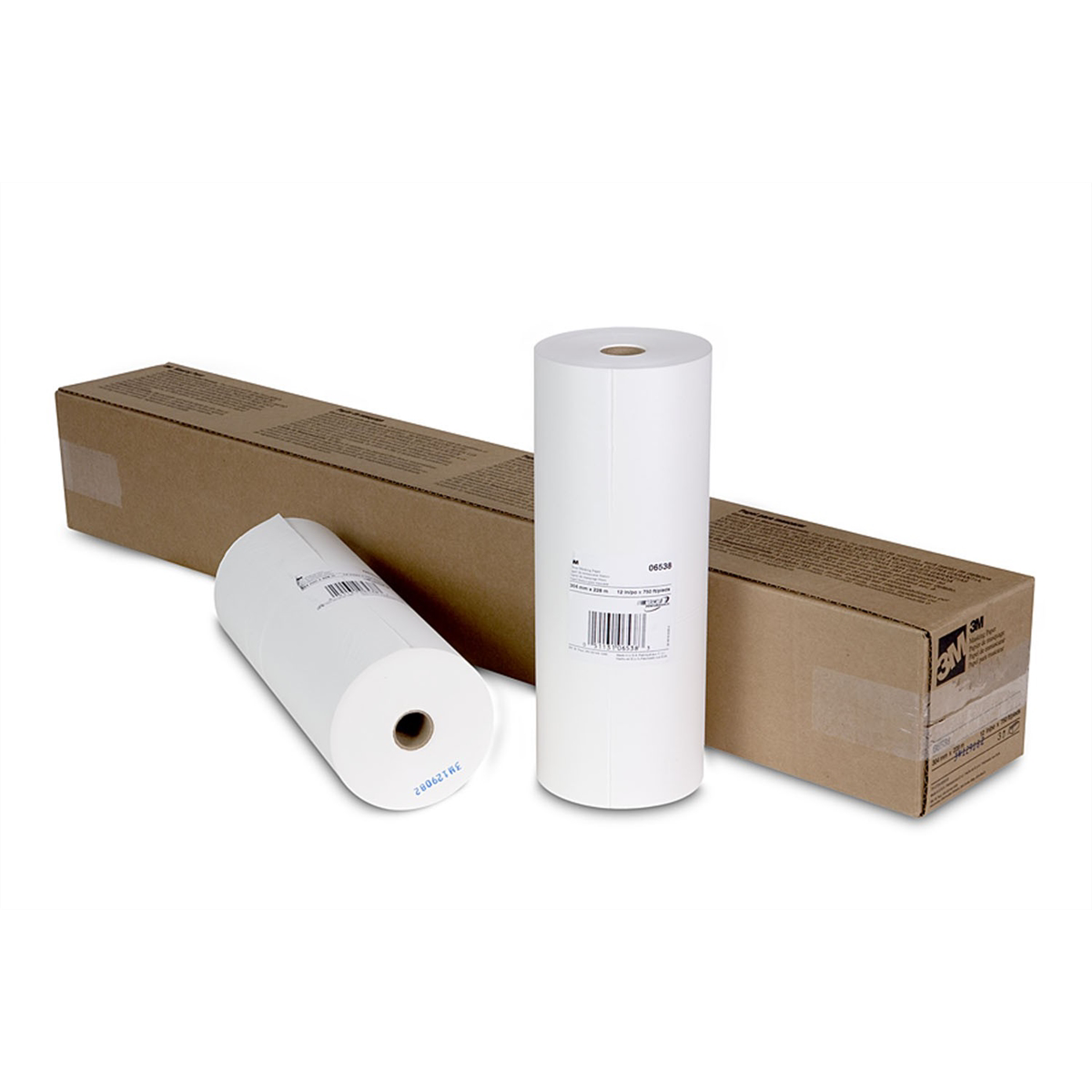 White Masking Paper 06538, 12 Inch x 750 Ft LG/3