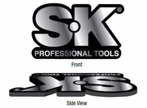 MOLDED CHROME SK EMBLEM