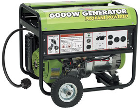 6000W 13 HP PROPANE POWERED GE