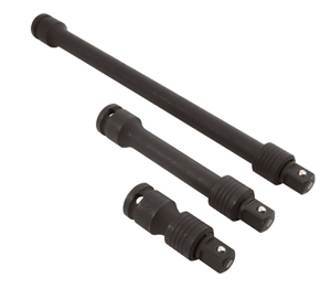 3PC 1/2\"DR IMPACT LOCK EXT SET