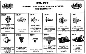 PK/132 TOYOTA-TRIM CLIPS SCRE