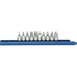 10-Pc 1/4" Drive Phillips and Slotted Bit Driver