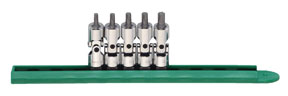 5-Pc 1/4\\ Drive Universal Stubby Torx Bit Socket\"