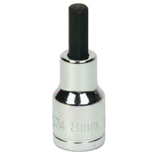 1/2 Inch Drive Hex Bit Socket 8mm J.H. Williams 35274